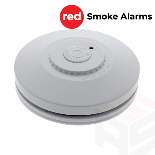 RED 10 year lithium battery stand alone smoke alarm R10